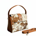 Cowhide leather women handbag