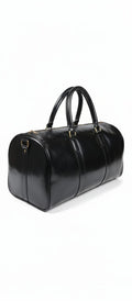 Leather duffle bag